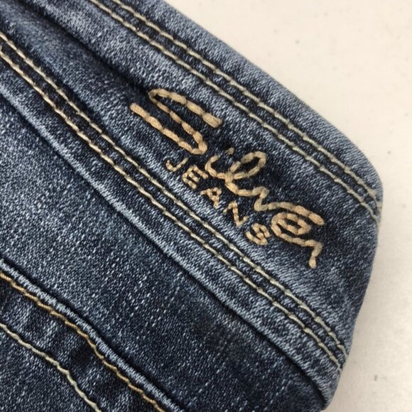 RARE RETRO SILVER JULIA BOOTCUT JEANS JEANS 29x34 - Picture 7 of 11